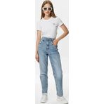 Guess Kadın Mini Üçgen Logolu Beyaz T-Shirt