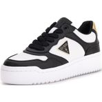 GUESS Kadın Miram6 Sneaker, siyah kahverengi, 37 EU