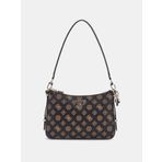 Guess Kadın Mor Eco Erica Üstten Fermuarlı Omuz Çantası