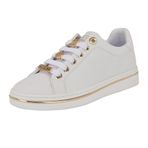 GUESS Kadın Stasey Sneaker, Beyaz 141, 7