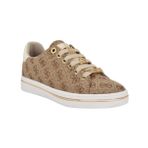 GUESS Kadın Stasey Sneaker, Orta Kahverengi/Pembe Logo 210, 39 EU