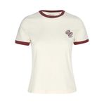 Guess Kadın T-Shirt, Krem, S Beden