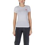 Guess Kadın T-Shirt W2YI44J1314-G011, Beyaz, XS