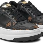 Guess Kadın Vibo 4G Logolu Kahverengi Sneaker