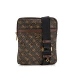 Guess Kahve Erkek 2x23x19 cm Postacı Çantası VEZZOLA SMART COMPAC CROSSBODY FLAT