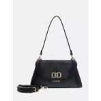 Guess Karnilla Logolu Kapaklı Kadın Antrasit Omuz Çantası Hwos9901190-Clo
