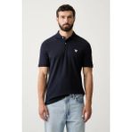 Guess Kısa Kollu Basic Polo Erkek Lacivert Polo T-Shirt M6YP60K4388-G7V2 - 2XL