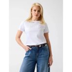 Guess Kısa Kollu Bisiklet Yaka 3D Guess Yazılı Kadın Beyaz T-Shirt W6gı08k3023-G011