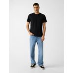 Guess Kısa Kollu Bisiklet Yaka Yeni Teknik Esnek Erkek Siyah T-Shirt M6RI19KD202-JBLK