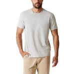 Guess Kısa Kollu Blake Dokulu Bisiklet Yaka T-Shirt, L, P69522S3349, Gri, Erkek
