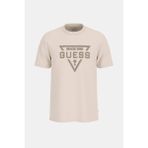 Guess Kısa Kollu Temel Boyalı Üçgen Logolu Erkek Beyaz T-Shirt M6RI09I3Z14-G1H6 - XL