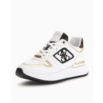 Guess Koyaa Logo Detaylı Sneaker - White/Bronze / 37