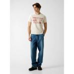 Guess Krem Erkek T-Shirt M6RI54K8FQ4-G053 Krem T-Shirt - L
