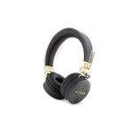 Guess Kulak Üstü Bluetooth Kulaklık Guess Lisanslı PU Deri Ayarlanabilir Tasarım Siyah