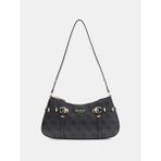 Guess Leona Logolu Kadın Antrasit Omuz Çantası HWSG9917180-CLO