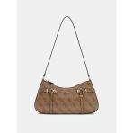 Guess Leona Logolu Kadın Kahverengi Omuz Çantası HWSG9917180-LTL