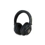 Guess Lisanslı Bluetooth Kulaklık Enc Teknolojili Metal Logolu Pu Deri Kulak Üstü Tasarım Siyah