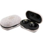 Guess Lisanslı Klasik Metal Yazı Logolu Tws Kulak Içi Bluetooth Kulaklık Pembe