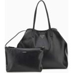 Guess Logo Detaylı Omuz Çantası - Siyah