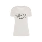 GUESS Logo Kısa Kollu T-Shirt XS Beyaz