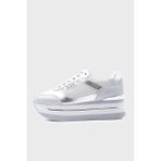 Guess Logolu Kalın Tabanlı Sneaker Ayakkabı FLJHN3LEL12 Bayan Ayakkabı Fljhn3 LEL12 Sılve - Gümüş