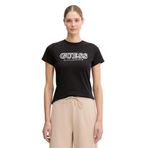 Guess Logolu Pamuklu Regular Fit Bisiklet Yaka T Shirt V6RI10I3Z14 Bayan T SHİRT V6RI10 I3Z14 JBLK