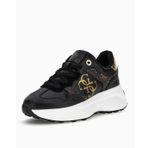 Guess Luckei Monogram Logolu Sneaker - Black Brass / 40