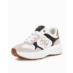 Guess Luckei Monogram Logolu Sneaker - White Brown / 39
