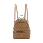 GUESS Manhattan II Sırt Çantası L Latte Logosu
