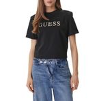 Guess Marina Logolu% 100 Pamuk Regular Fit Bisiklet Yaka T Shirt W6GI06K3018 Bayan T SHİRT W6GI06 K3018 JBLK