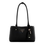 GUESS Meridyen Omuz Çantası, Siyah Çiçekli Baskı, One Size