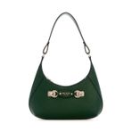 GUESS Mimina Üst Zip Omuz Çantası, Orman, One Size, Mimina Üst Zip Omuz Çantası