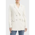 Guess New Fiona Regular Fit Mono Yaka Kruvaze Blazer Ceket W5RN49WGX02 Bayan Ceket W5RN49 WGX02 F9AW - Bej