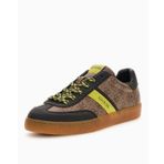 Guess Nola Monogram Baskılı Sneaker - Brown Beige Lime / 44