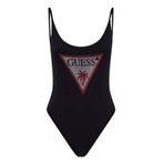 Guess One Piece Logolu İp Askılı Mayo E4GJ03MC040 Bayan MAYO E4GJ03 MC040 JBLK