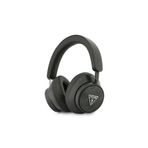 Guess Orjinal Lisanslı Enc Teknolojili Pu 4g Desen Üçgen Logolu Kulak Üstü Bluetooth Kulaklık Siyah