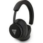 Guess Orjinal Lisanslı Enc Teknolojili Üçgen Logolu Saffiano Kulak Üstü Bluetooth Kulaklık Siyah
