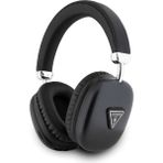 Guess Orjinal Lisanslı Kulak Üstü Bluetooth Kulaklık Guess Pu 4g Desenli Üçgen Logolu Siyah