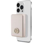 Guess Orjinal Lisanslı Magsafe Şarj Özellikli Taşlı 4g Logolu Powerbank 3000mah 5w Gold