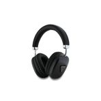 Guess Orjinal Lisanslı Pu Metal Üçgen Logolu Kulak Üstü Bluetooth Kulaklık Luxury Dizayn Siyah