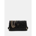 Guess Paisleigh Dönüştürülebilir Çapraz Askılı Kapaklı Kadın Siyah Omuz Çantası HWQG9883210-BLA