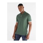 Guess Pique Slim Fit Erkek Polo T-Shirt, Yeşil, M Beden