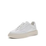 Guess Plaza Deri Sneaker, 45 EU, FMFPLALEA12, Beyaz, Erkek