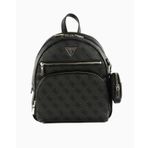 Guess Power Play Tech Backpack Monogram Sırt Çantası - Coal Logo / Standart