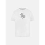 Guess Quattro Erkek Beyaz Regular Fit T-Shirt M5BI76I3Z14-G011