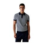Guess Regular Fit Armürlü Polo T-Shirt, M, 5003336348, Lacivert, Erkek
