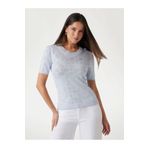 Guess Rosıe 4g Rn Ss Swtr Kadın Mavi T-shirt W5gr20z3d60-a719