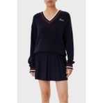 Guess Sabina Pileli Yün Karışımlı Kışlık Mini Boy Triko Etek V5BD02Z1152 Bayan Etek V5BD02 Z1152 A74A - Lacivert - XS