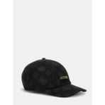 Guess Şakayık Baskılı Tamamı Beyzbol Kadın Siyah Şapka AW5502POL01-BLA
