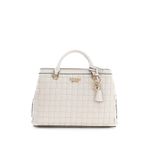 Guess Sandria Kadın El Çantası, Krem, Üstten Saplı